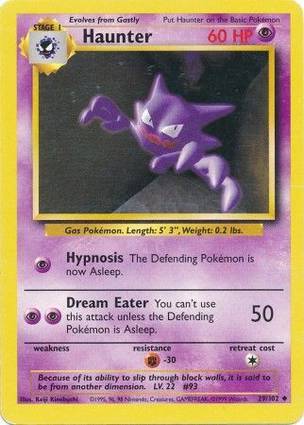 Haunter 29/102 1999-2000 Print