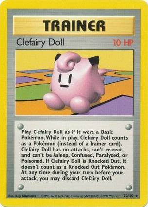 Clefairy Doll 70/102 1999-2000 Print