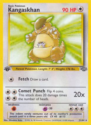 Kangaskhan 21/64 1st Edition