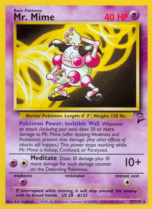 Mr. Mime 27/130 Unlimited