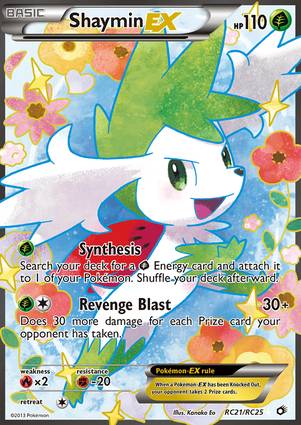 Shaymin EX RC21/RC25 Unlimited