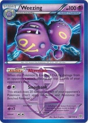 Weezing 58/135 Exclusive