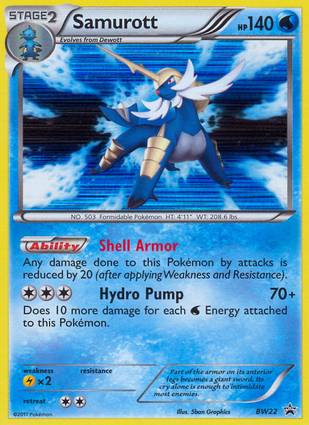 Samurott BW22 Black Star