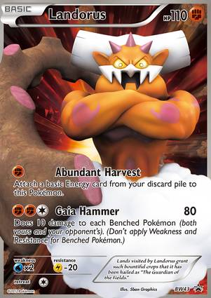 Landorus BW43 Black Star