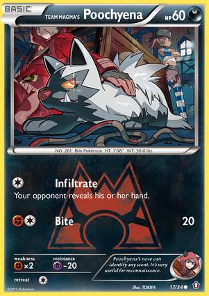 Team Magma's Poochyena 17/34 Unlimited