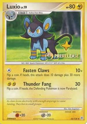 Luxio 52/130 Prerelease Stamp