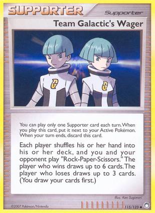 Team Galactic's Wager 115/123 Unlimited