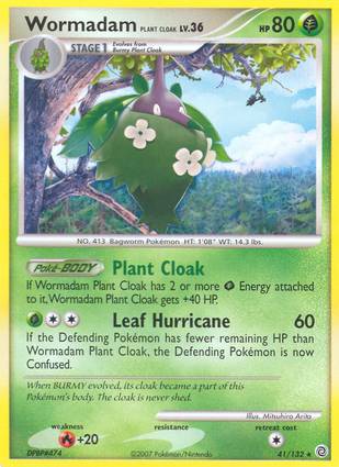 Wormadam Plant Cloak 41/132 Unlimited