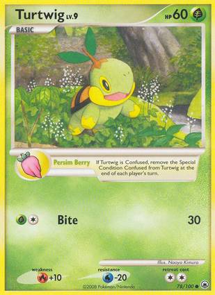 Turtwig 78/100 Gold Snowflake