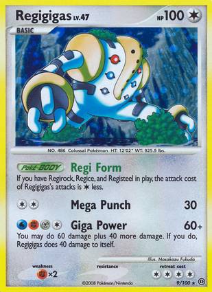 Regigigas 9/100 Unlimited