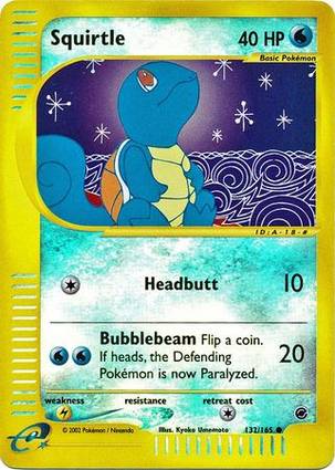 Squirtle 132/165 Unlimited