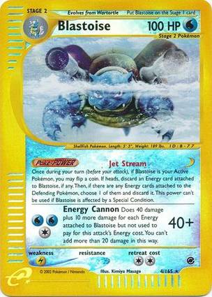 Blastoise 4/165 Unlimited