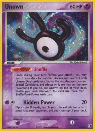 Unown W/28 Unlimited