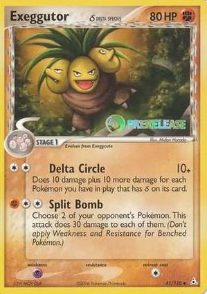 Exeggutor 41/110 Prerelease Stamp