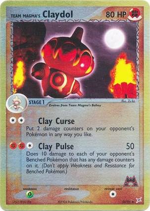 Team Magma's Claydol 33/95 Unlimited