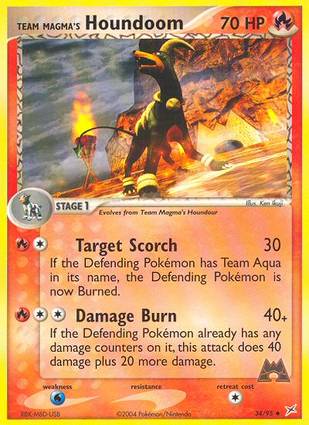Team Magma's Houndoom 34/95 Unlimited