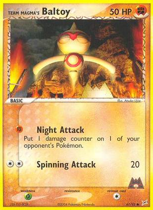 Team Magma's Baltoy 61/95 Unlimited