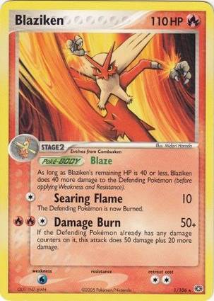 Blaziken 1/106 Exclusive