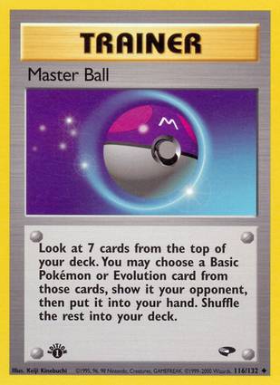 Master Ball 116/132 1st Edition