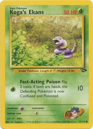 Koga's Ekans 77/132 Unlimited
