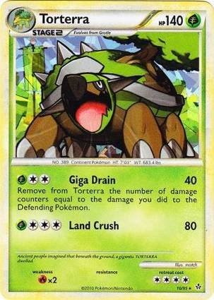 Torterra 10/95 Cracked Ice Holo