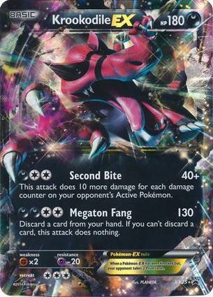 Krookodile EX XY25 Jumbo