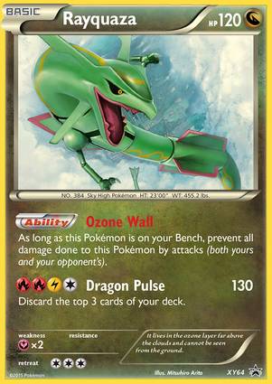 Rayquaza XY64 Jumbo