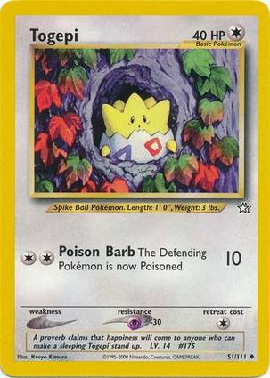 Togepi 51/111 Unlimited
