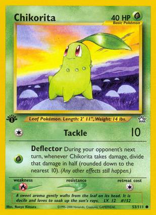 Chikorita 53/111 1st Edition
