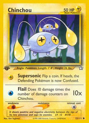 Chinchou 55/111 1st Edition