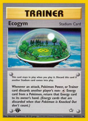 Ecogym 84/111 1st Edition