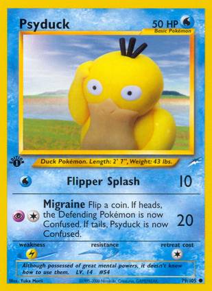 Psyduck 79/105 1st Edition