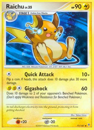 Raichu 77/147 Unlimited