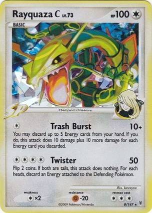 Rayquaza C 8/147 Cracked Ice Holo