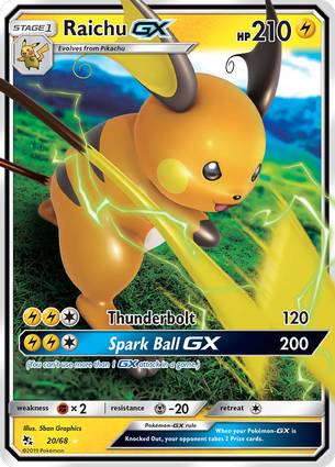 Raichu GX 20/68 Unlimited