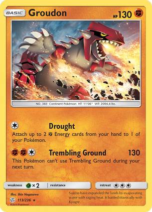 Groudon 113/236 Unlimited