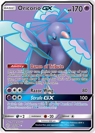Oricorio GX 217/236 Unlimited