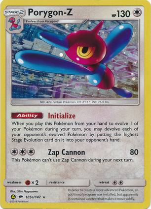 Porygon-Z 105a/147 Alternate Art Promo