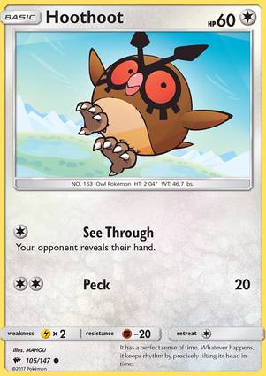 Hoothoot 106/147 Unlimited