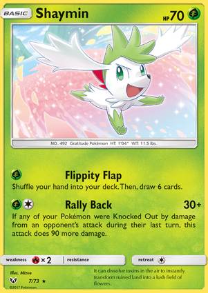 Shaymin (Sky Forme)  7/73 Unlimited