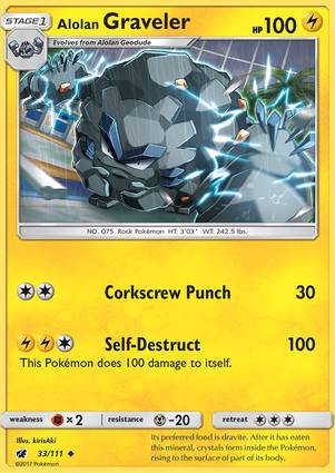 Alolan Graveler 33/111 Unlimited