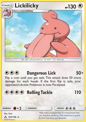 Lickilicky 103/156 Unlimited