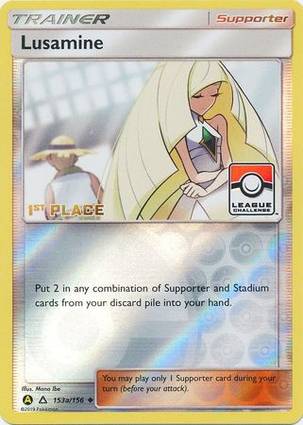 Lusamine 153a/156 1st Place