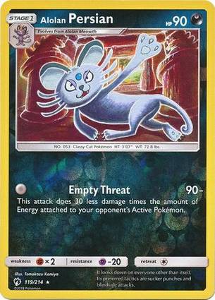 Alolan Persian 119/214 Unlimited