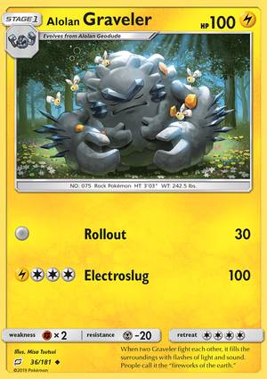 Alolan Graveler 36/181 Unlimited