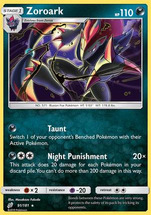 Zoroark 91/181 Unlimited