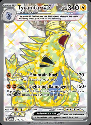 Tyranitar ex 211/197 Unlimited