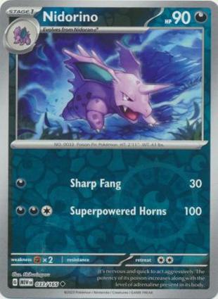 Nidorino 033/165 Unlimited