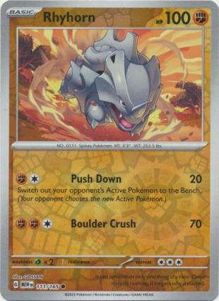 Rhyhorn 111/165 Unlimited