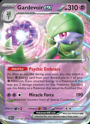 Gardevoir ex 029/091 Unlimited